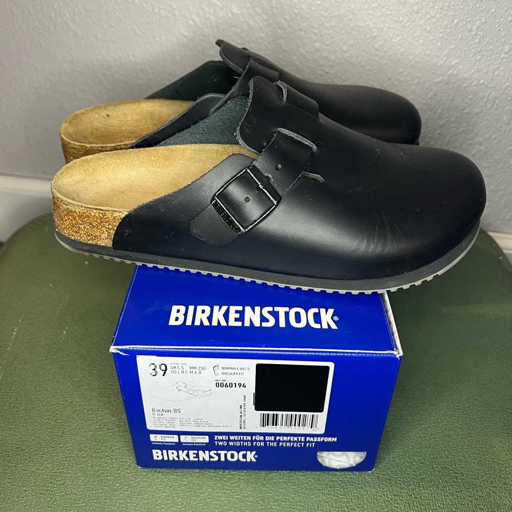 Birkenstock Black Boston size 39 / 8 women’s